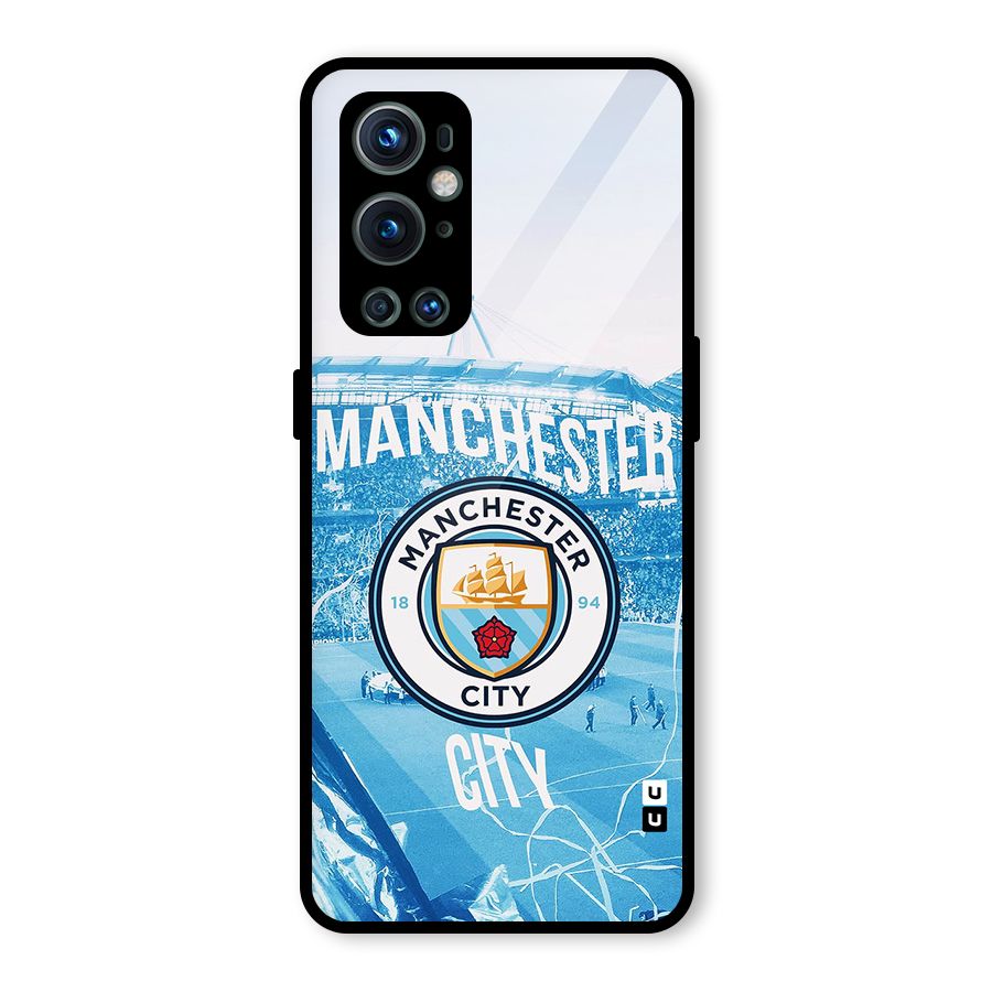 Awesome Manchester Glass Back Case for OnePlus 9 Pro