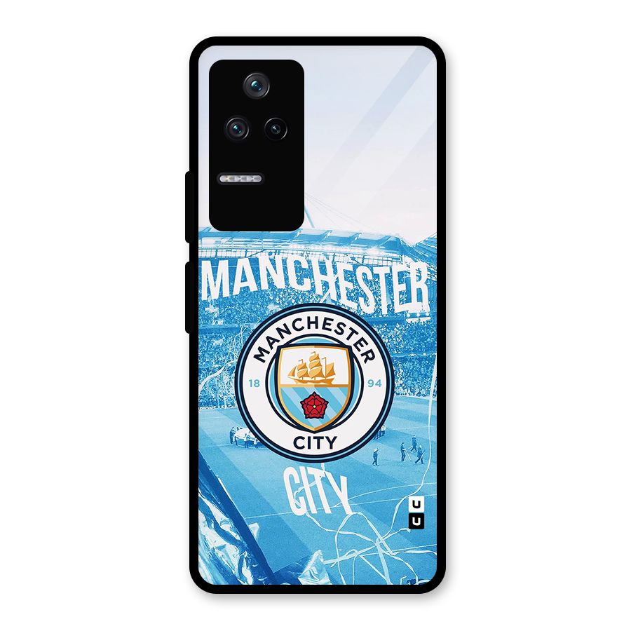 Awesome Manchester Glass Back Case for Poco F4 5G
