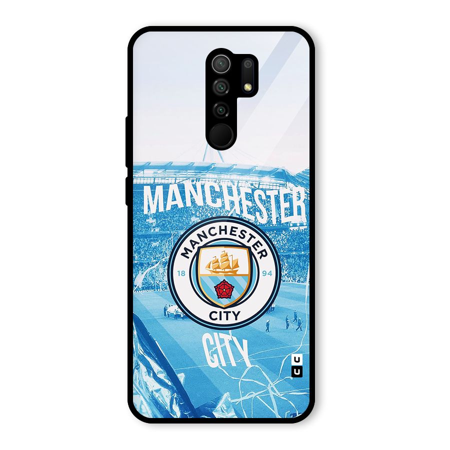 Awesome Manchester Glass Back Case for Poco M2