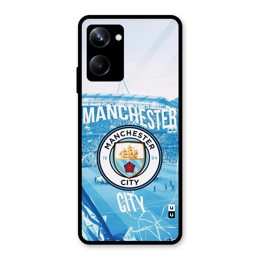 Awesome Manchester Glass Back Case for Realme 10 Pro