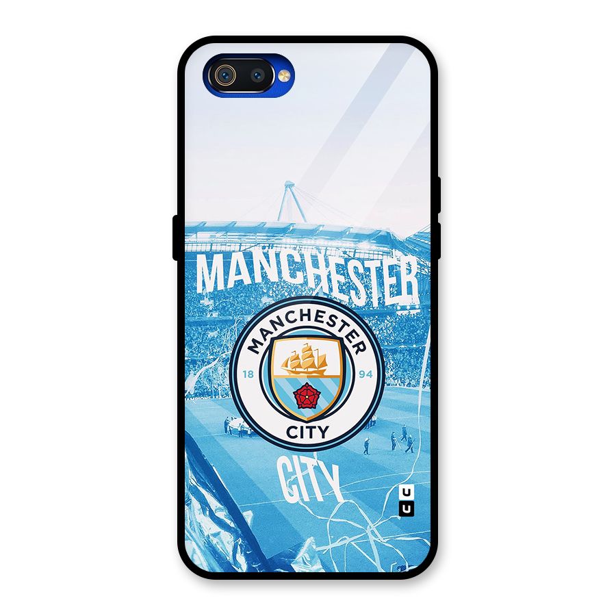 Awesome Manchester Glass Back Case for Realme C2