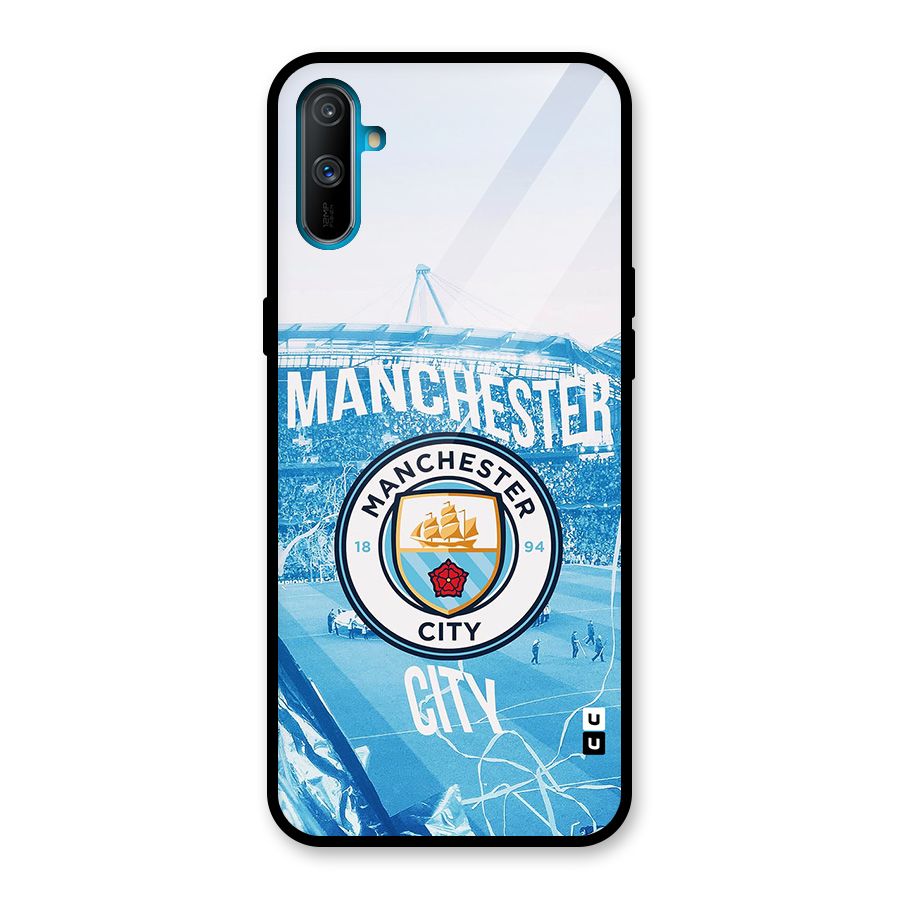 Awesome Manchester Glass Back Case for Realme C3