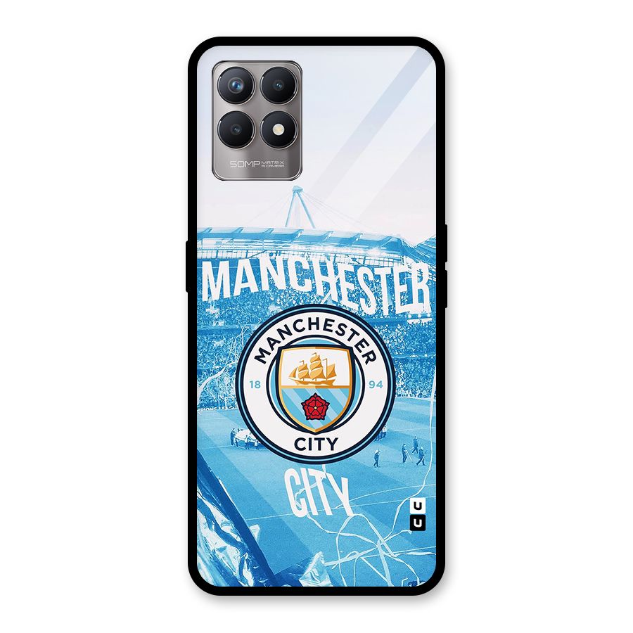 Awesome Manchester Glass Back Case for Realme Narzo 50
