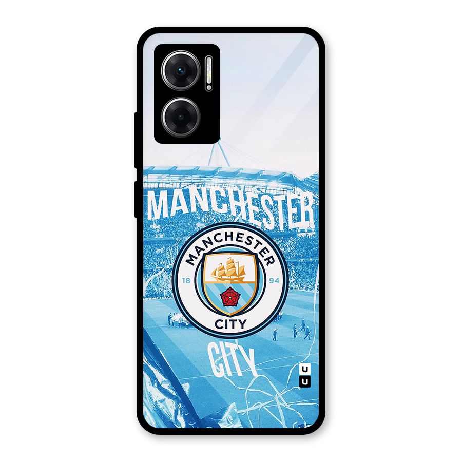 Awesome Manchester Glass Back Case for Redmi 11 Prime 5G