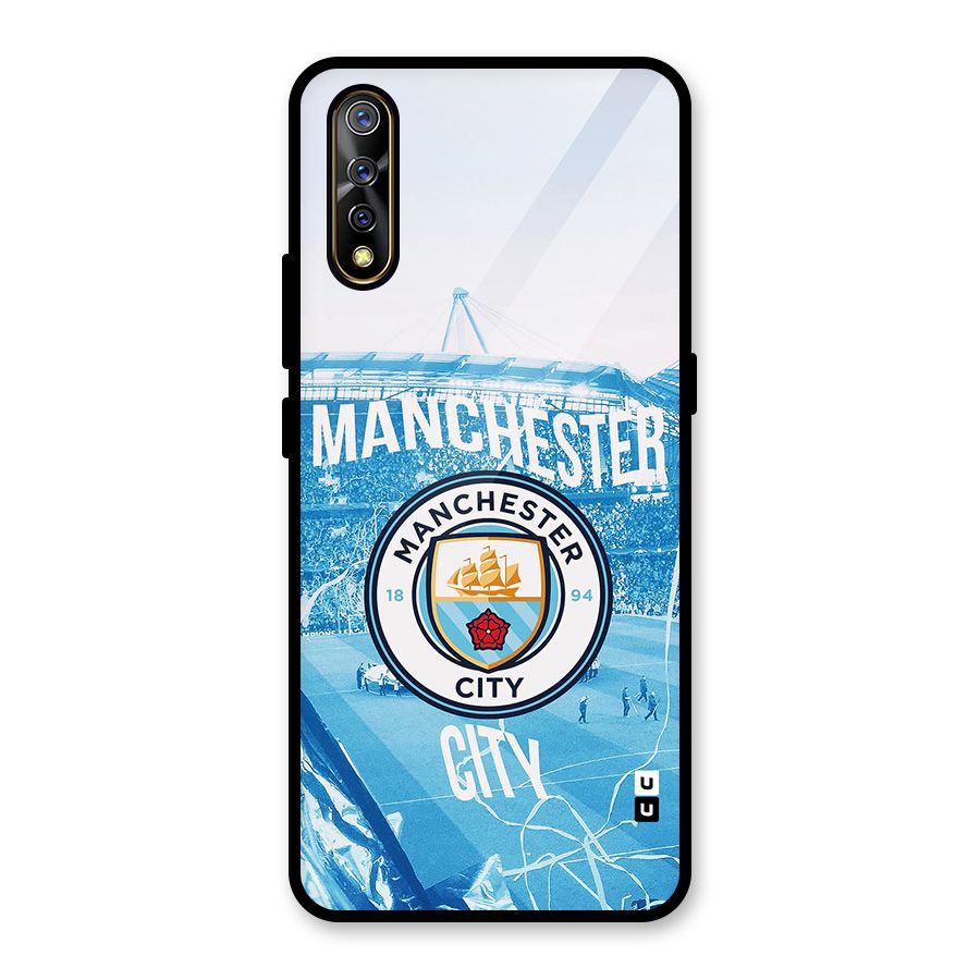 Awesome Manchester Glass Back Case for Vivo S1