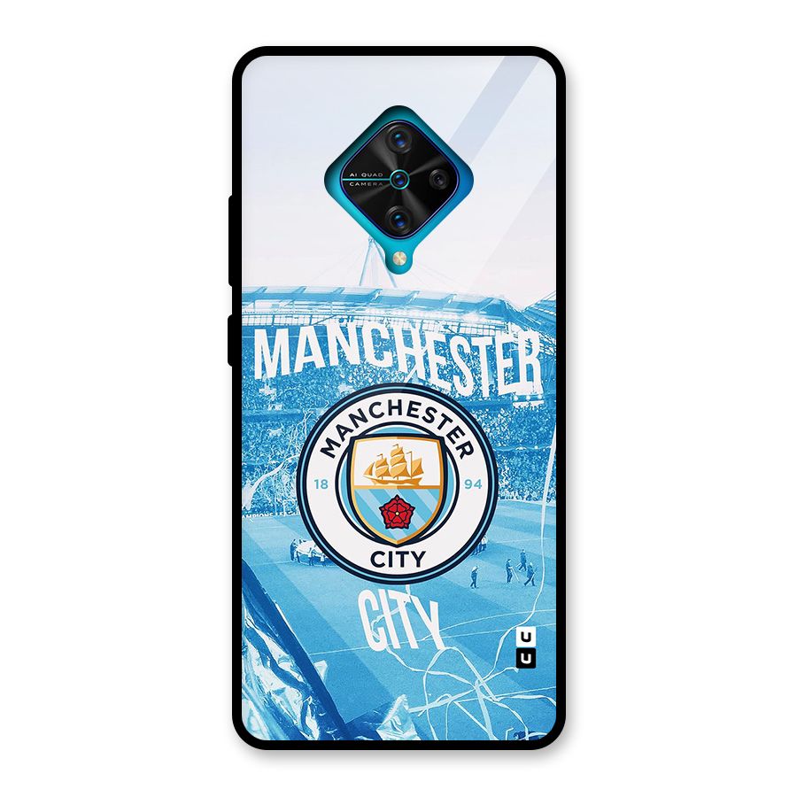 Awesome Manchester Glass Back Case for Vivo S1 Pro