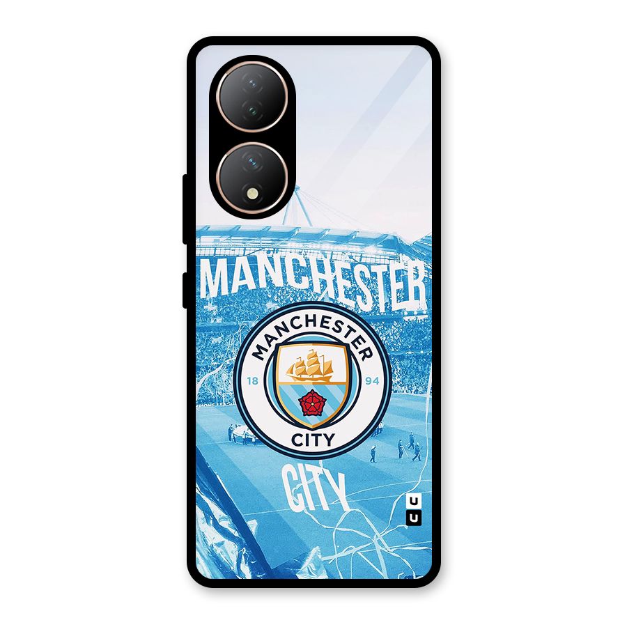 Awesome Manchester Glass Back Case for Vivo T2
