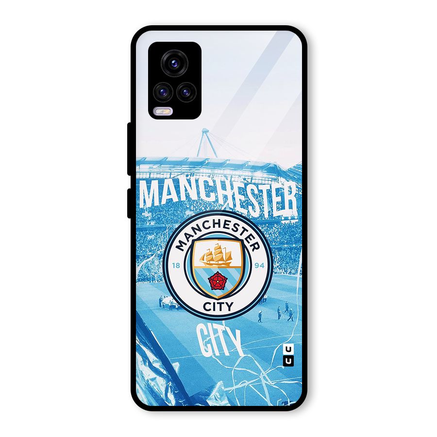Awesome Manchester Glass Back Case for Vivo V20 2021