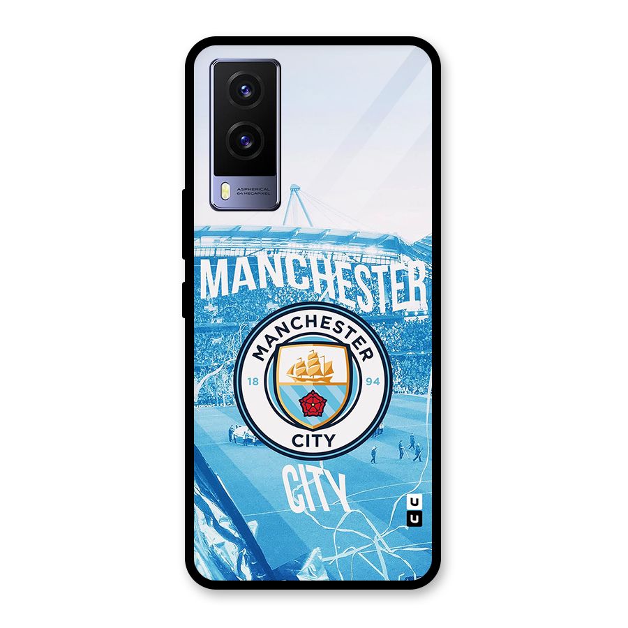 Awesome Manchester Glass Back Case for Vivo V21e 5G