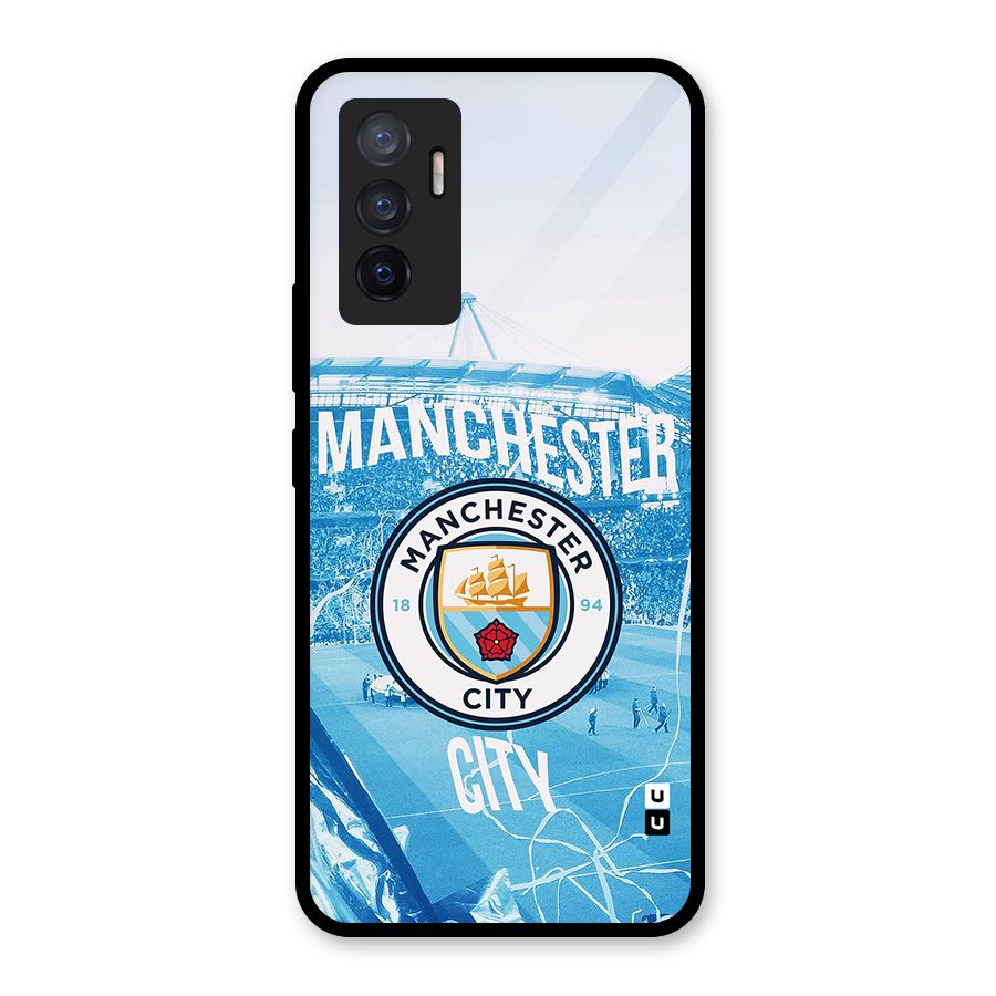 Awesome Manchester Glass Back Case for Vivo V23e