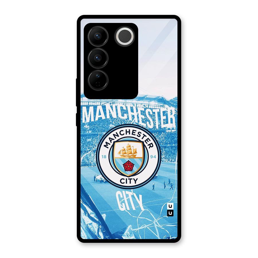 Awesome Manchester Glass Back Case for Vivo V27