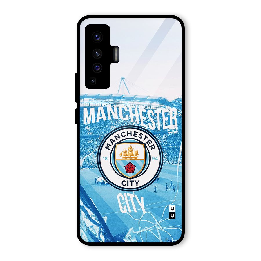 Awesome Manchester Glass Back Case for Vivo X50