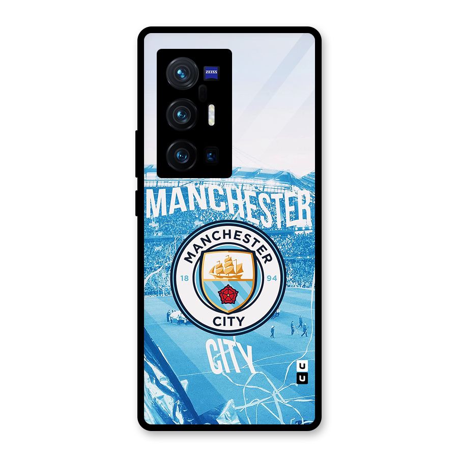 Awesome Manchester Glass Back Case for Vivo X70 Pro Plus