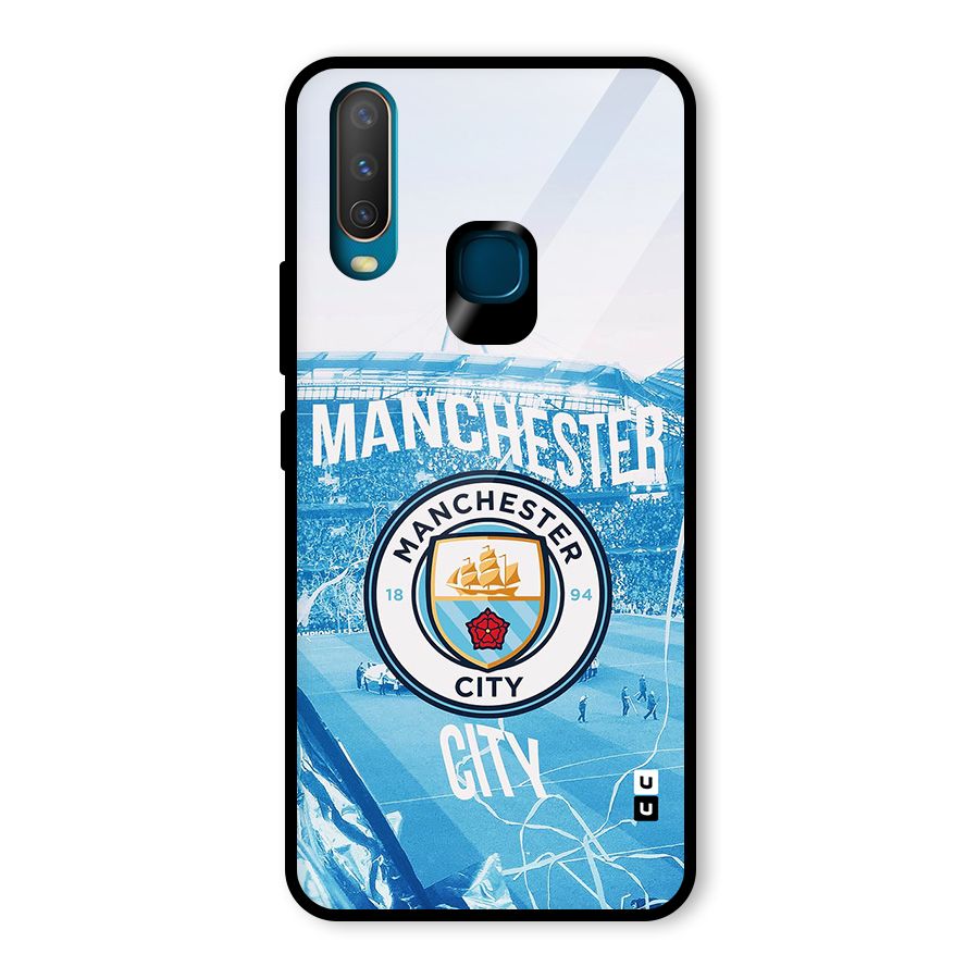 Awesome Manchester Glass Back Case for Vivo Y12