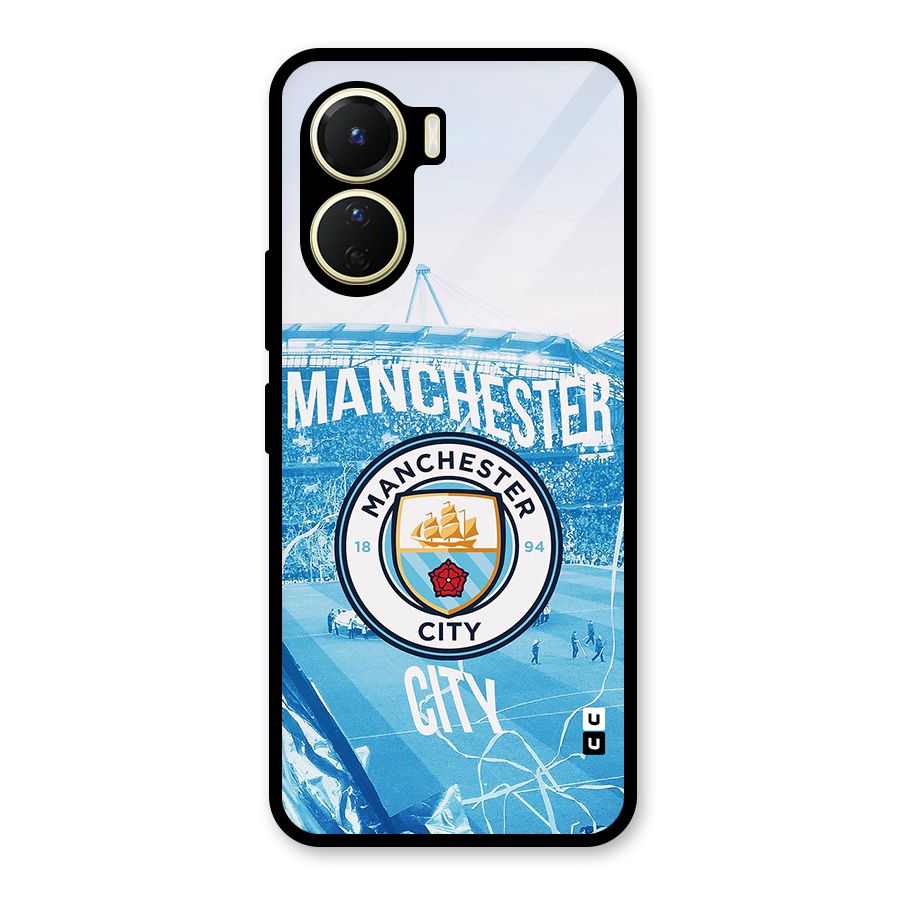 Awesome Manchester Glass Back Case for Vivo Y16