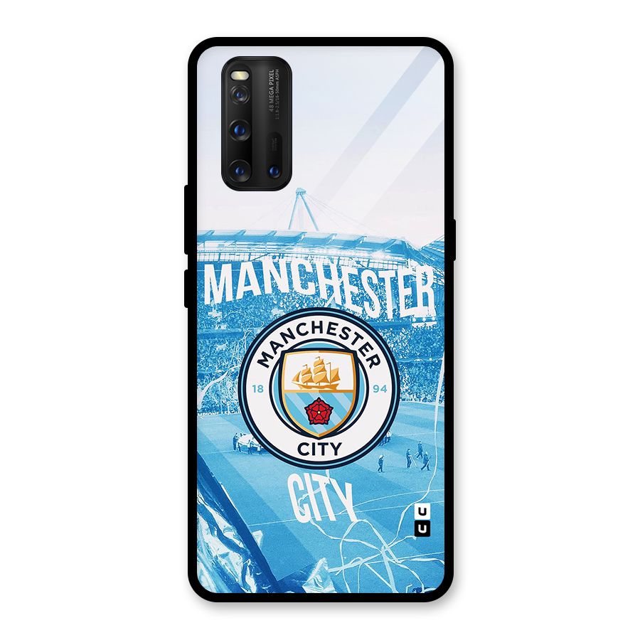 Awesome Manchester Glass Back Case for Vivo iQOO 3