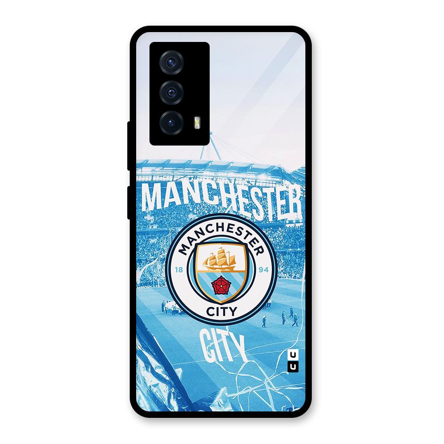 Awesome Manchester Glass Back Case for Vivo iQOO Z5