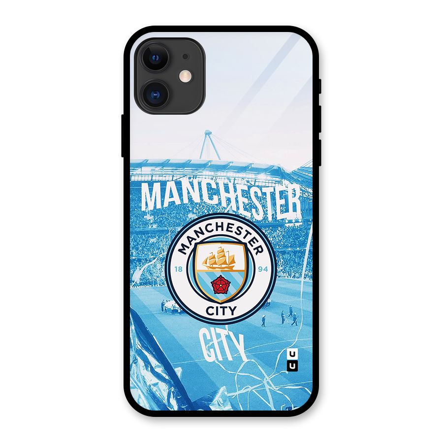 Awesome Manchester Glass Back Case for iPhone 11