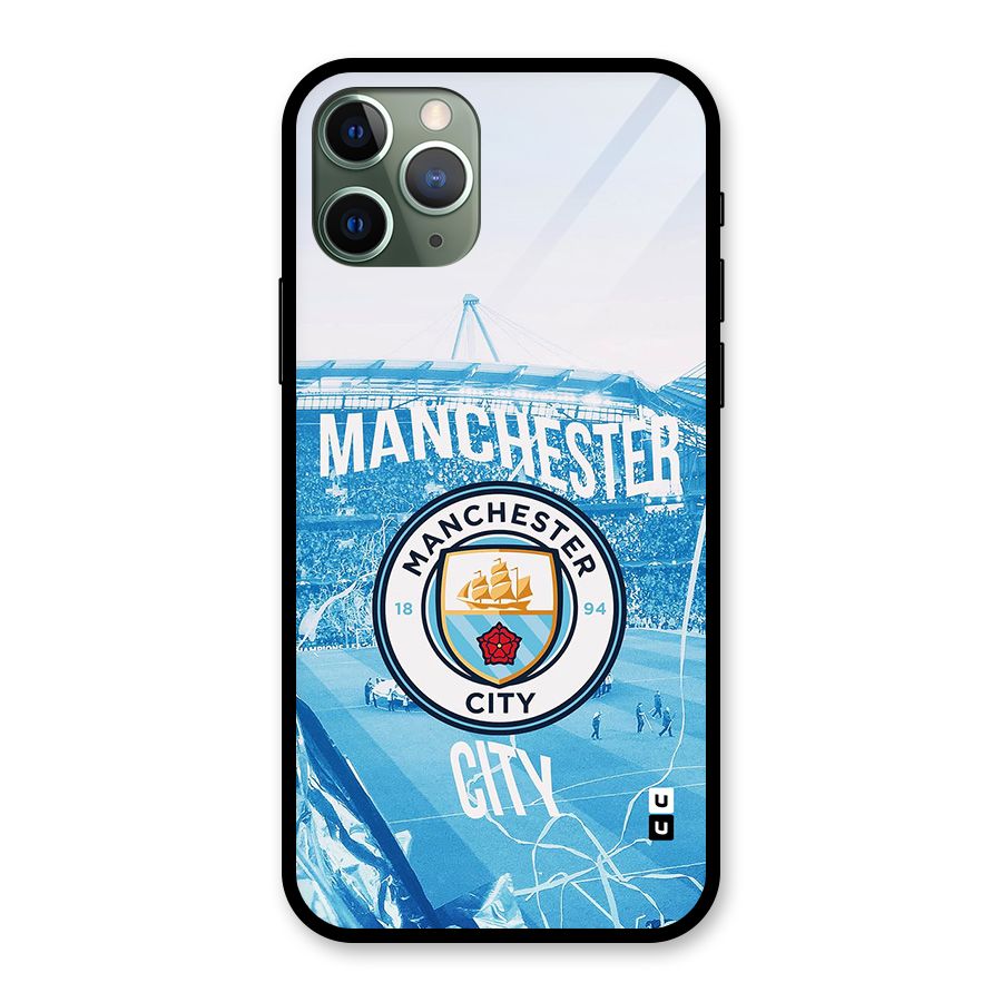 Awesome Manchester Glass Back Case for iPhone 11 Pro