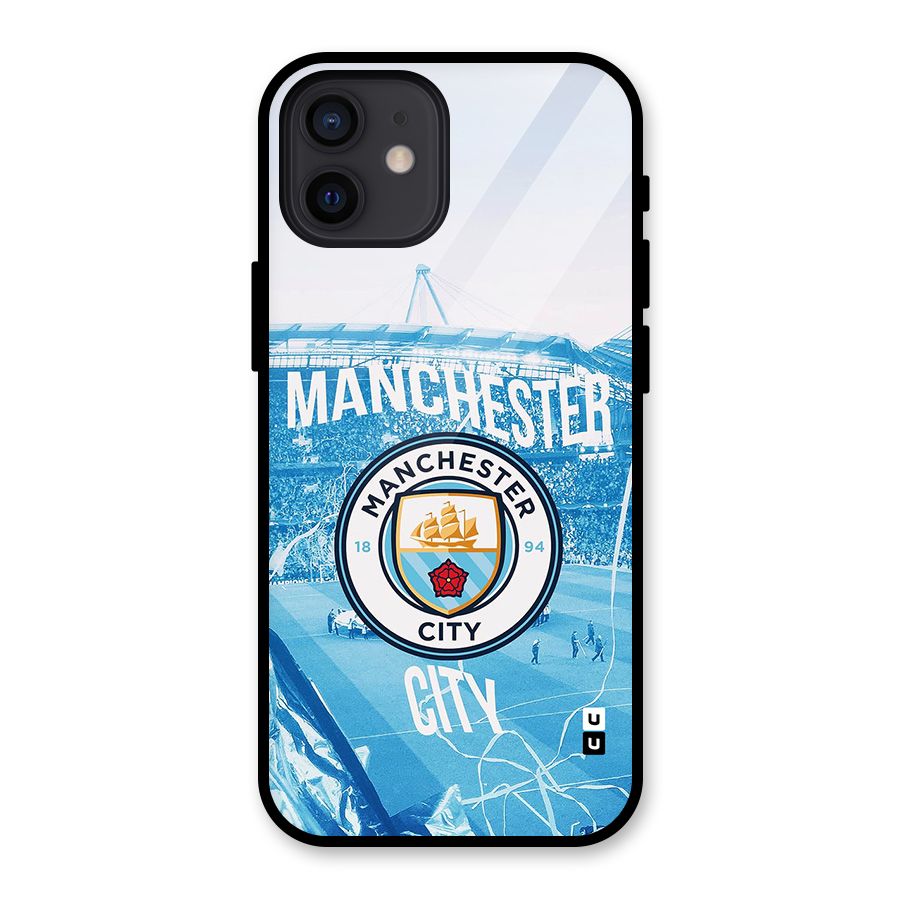 Awesome Manchester Glass Back Case for iPhone 12