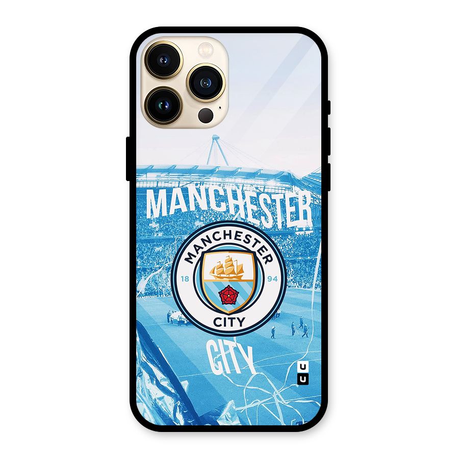 Awesome Manchester Glass Back Case for iPhone 13 Pro Max