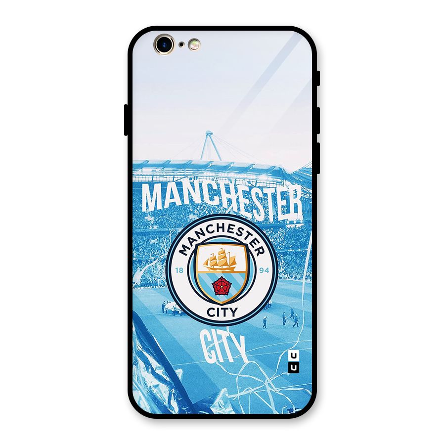 Awesome Manchester Glass Back Case for iPhone 6 6S