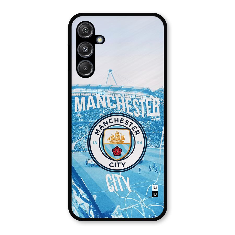 Awesome Manchester Metal Back Case for Galaxy M34 5G