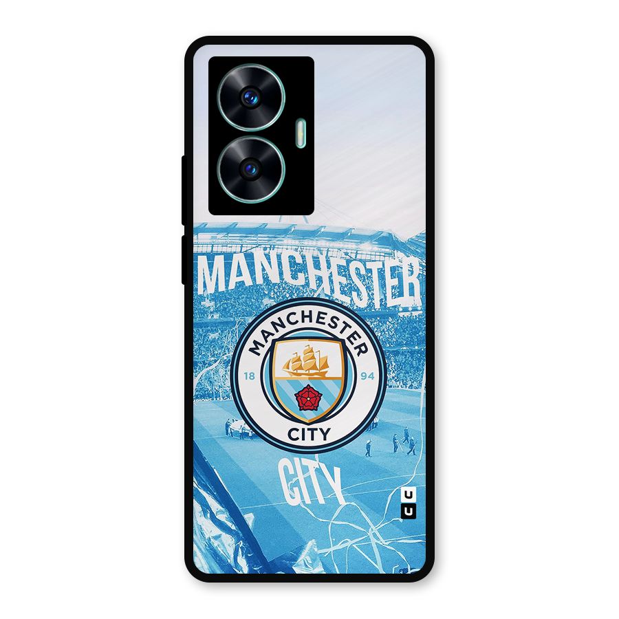 Awesome Manchester Metal Back Case for Realme Narzo N55