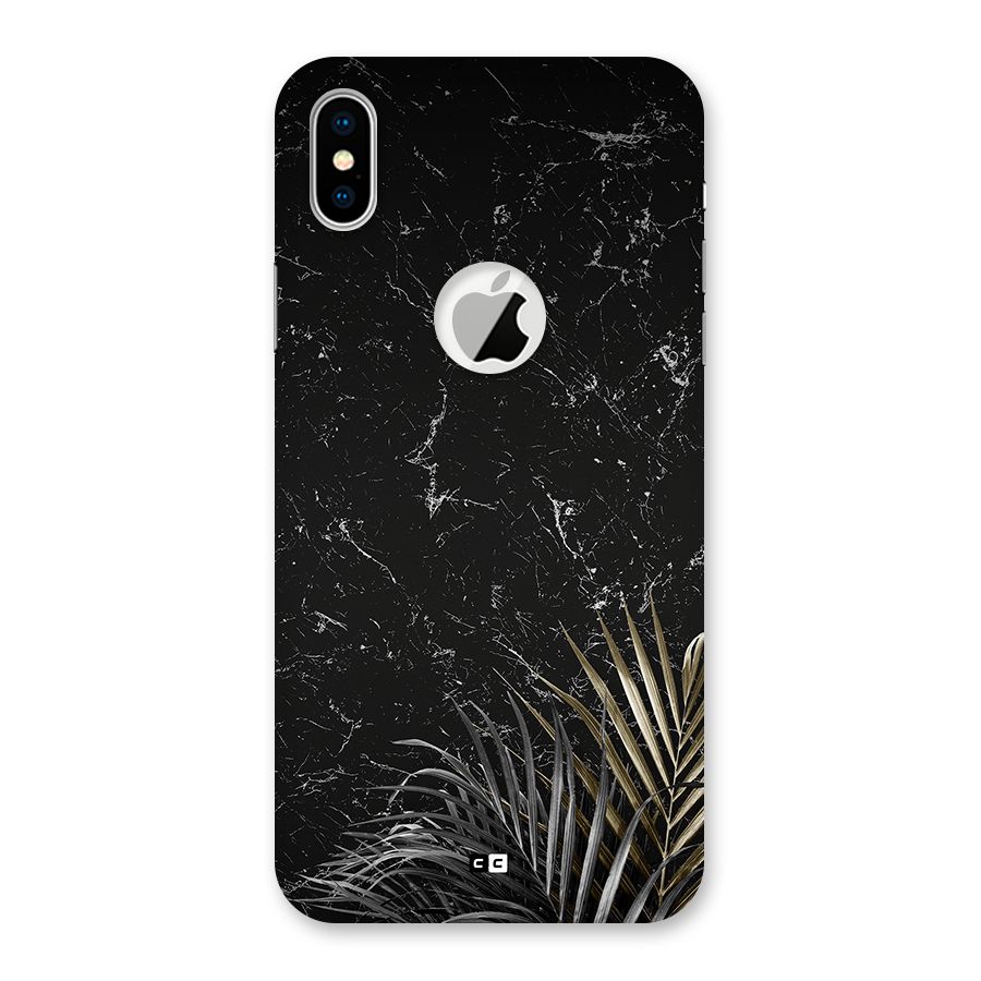 Awesome Royal Marble Back Case for iPhone X Logo Cut