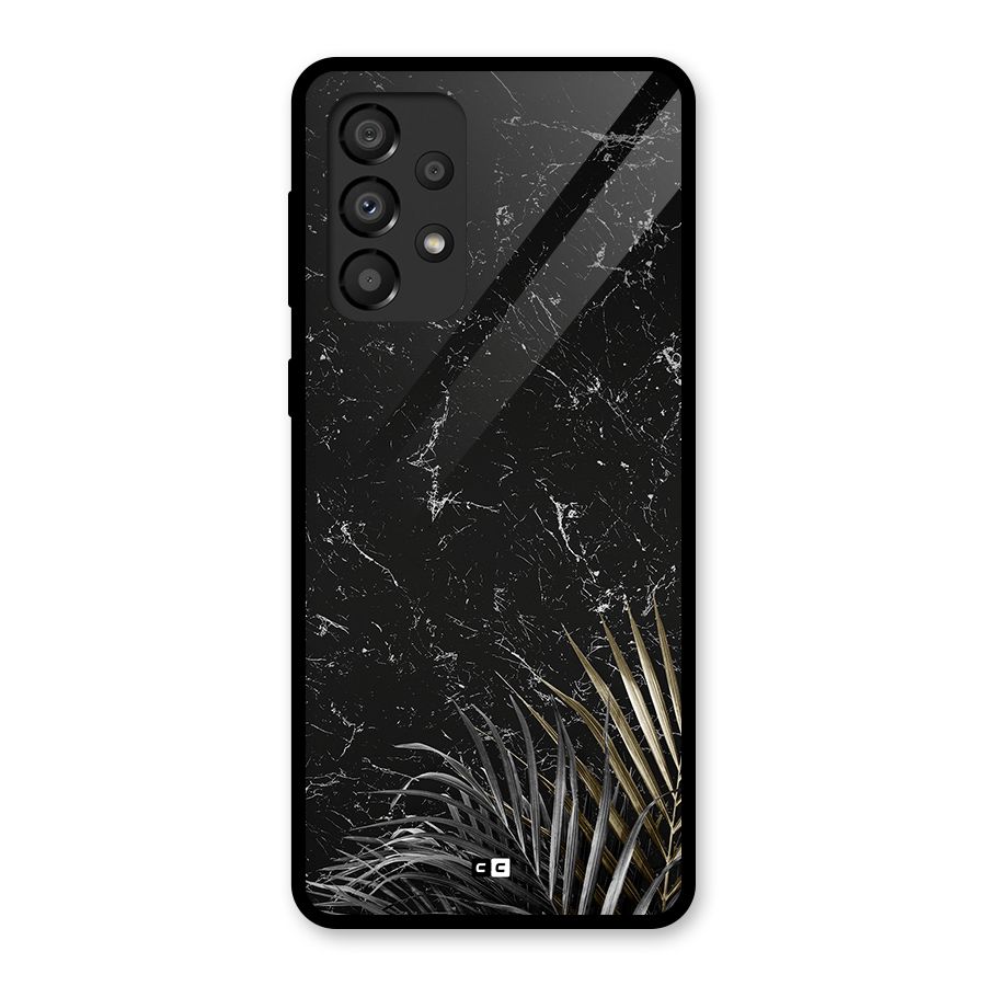 Awesome Royal Marble Glass Back Case for Galaxy A33 5G
