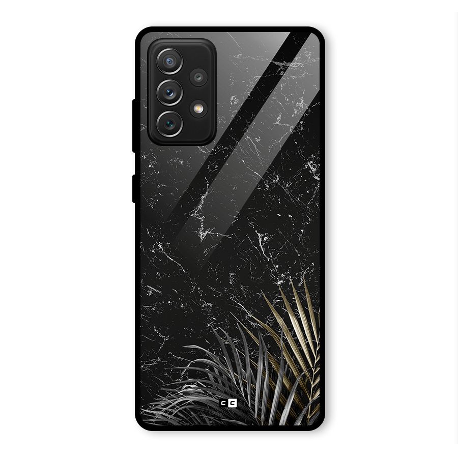 Awesome Royal Marble Glass Back Case for Galaxy A72