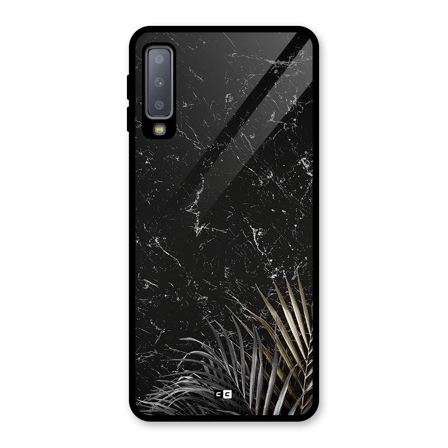 Awesome Royal Marble Glass Back Case for Galaxy A7 (2018)