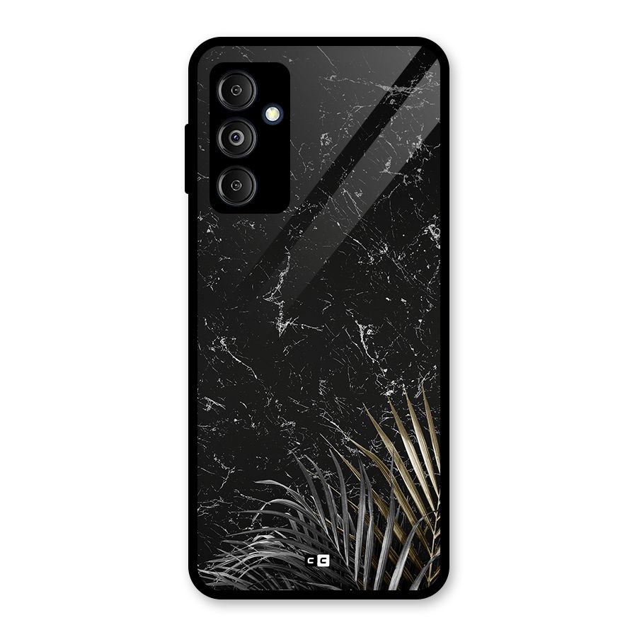 Awesome Royal Marble Glass Back Case for Galaxy M14 5G