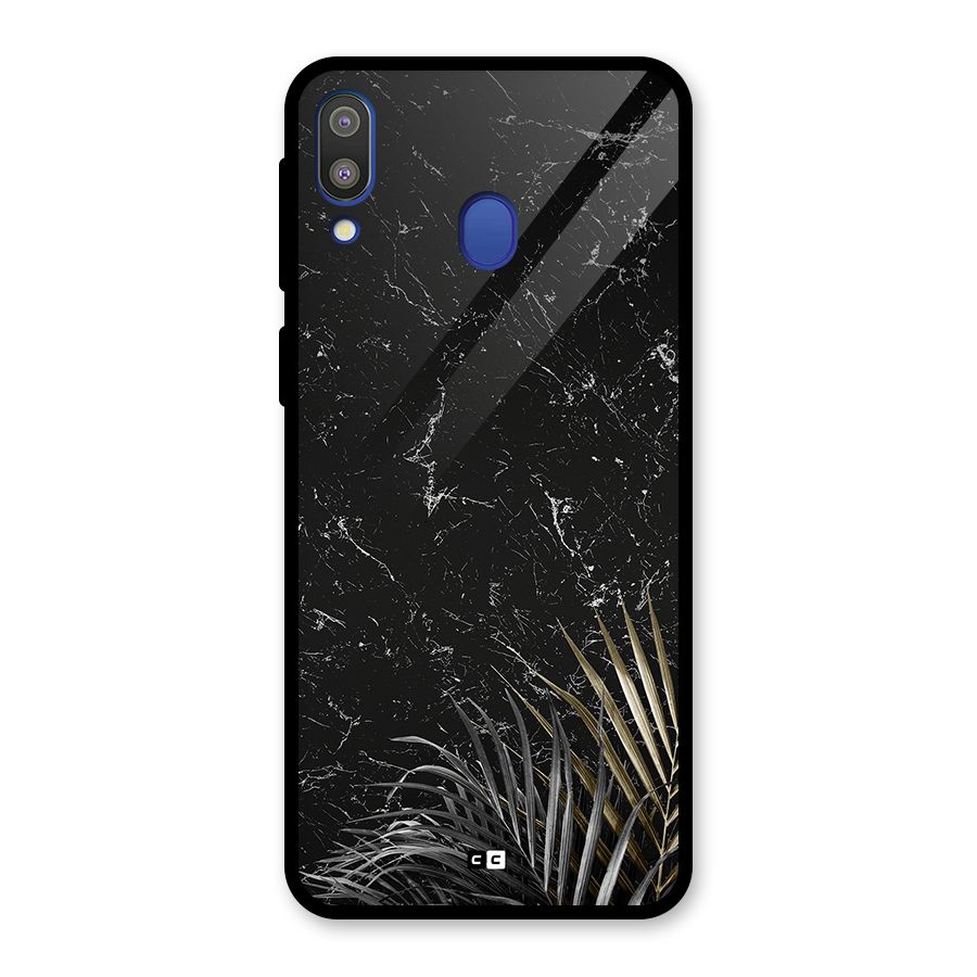 Awesome Royal Marble Glass Back Case for Galaxy M20