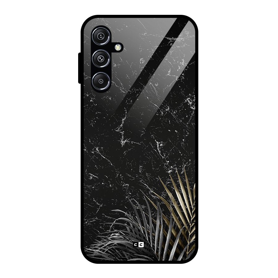 Awesome Royal Marble Glass Back Case for Galaxy M34 5G