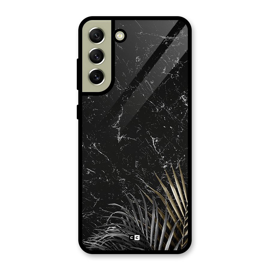 Awesome Royal Marble Glass Back Case for Galaxy S21 FE 5G