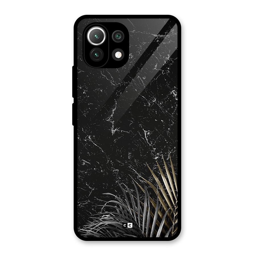 Awesome Royal Marble Glass Back Case for Mi 11 Lite