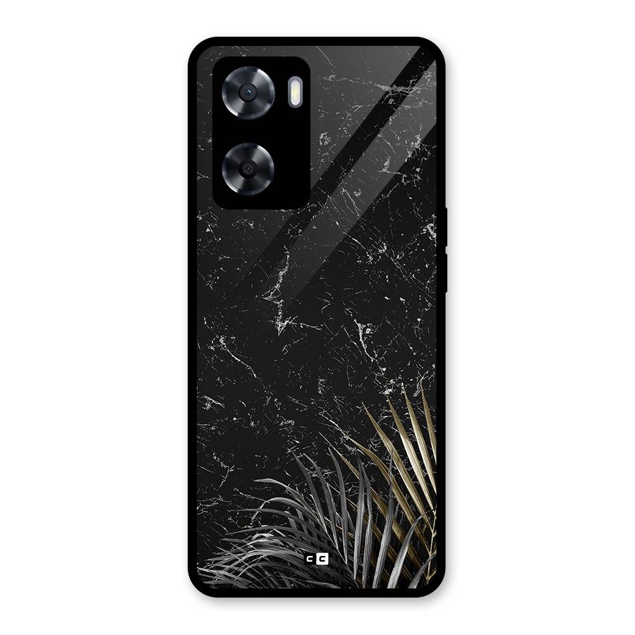 Awesome Royal Marble Glass Back Case for Oppo A57 2022