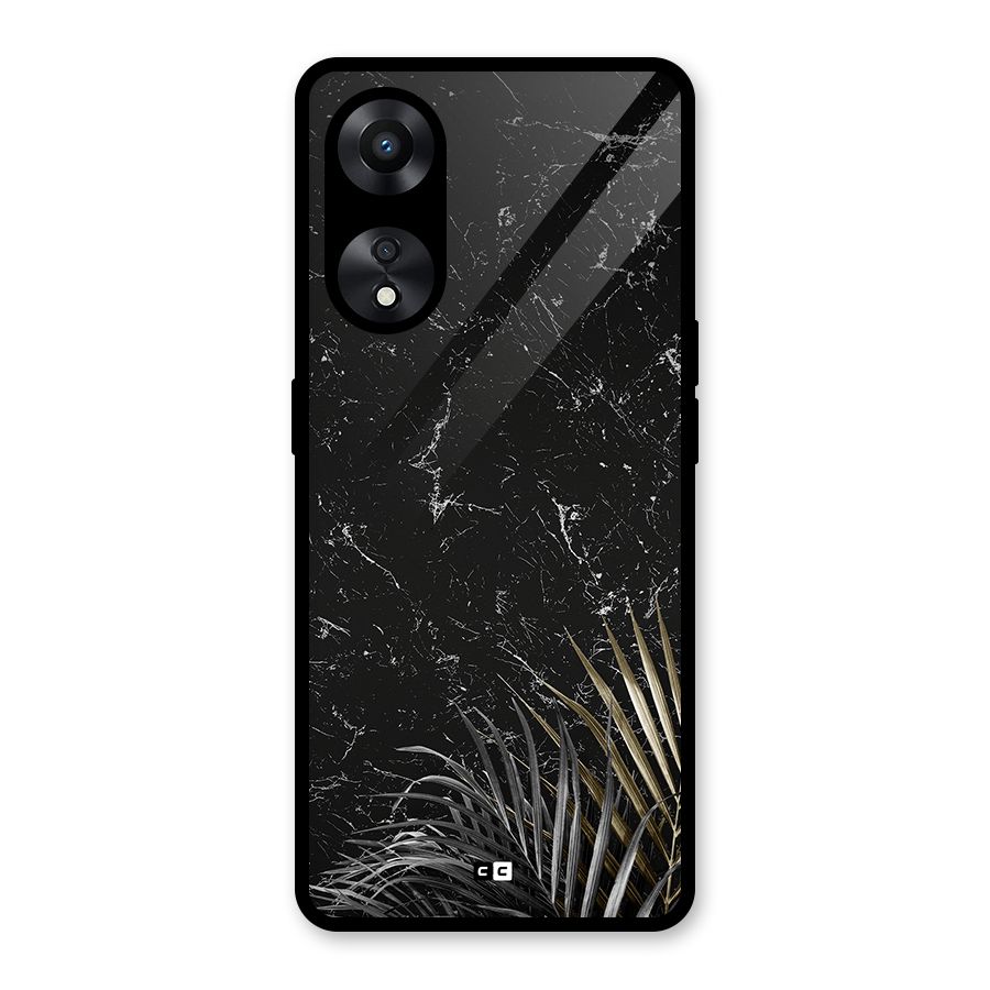 Awesome Royal Marble Glass Back Case for Oppo A78