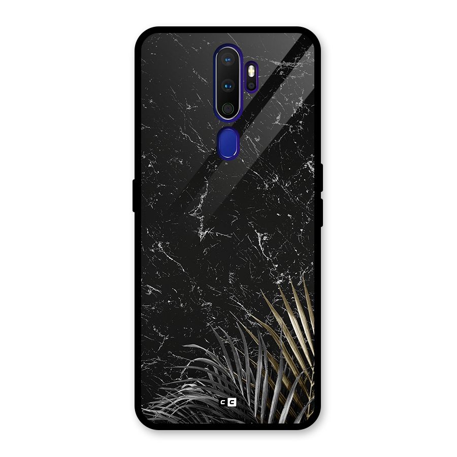 Awesome Royal Marble Glass Back Case for Oppo A9 (2020)