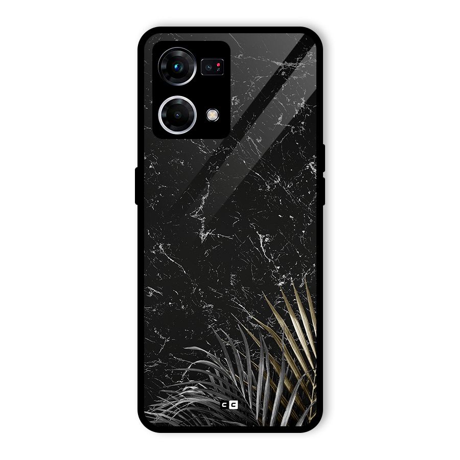 Awesome Royal Marble Glass Back Case for Oppo F21s Pro 4G