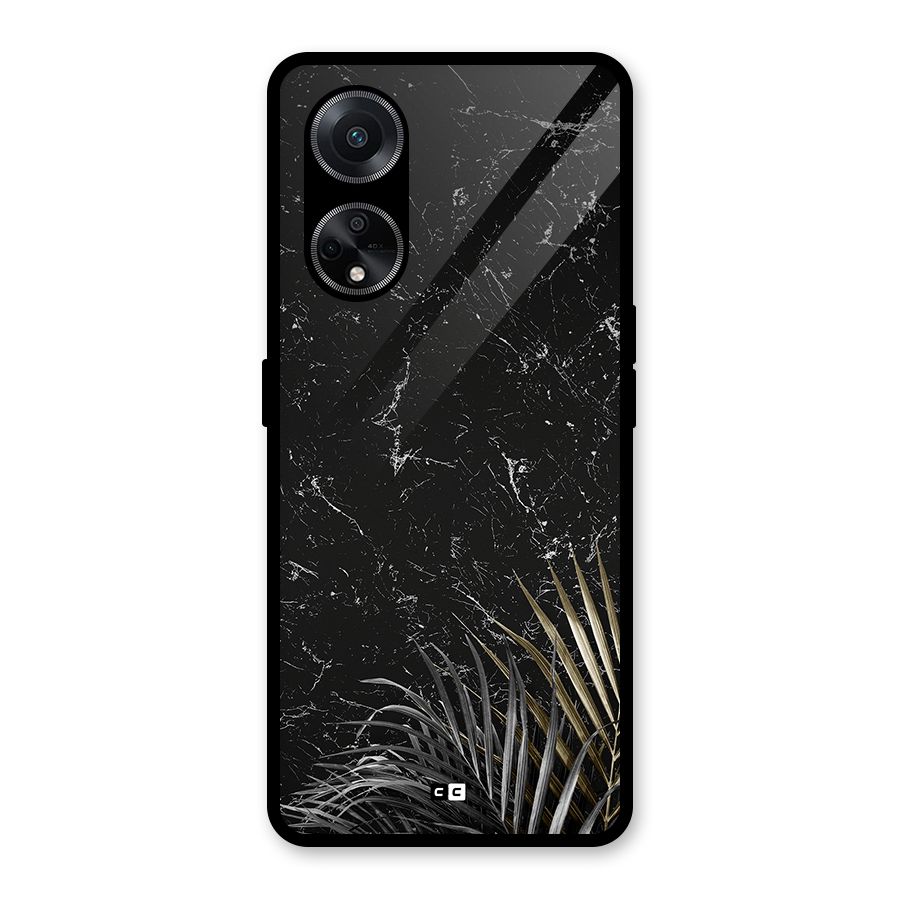 Awesome Royal Marble Glass Back Case for Oppo F23