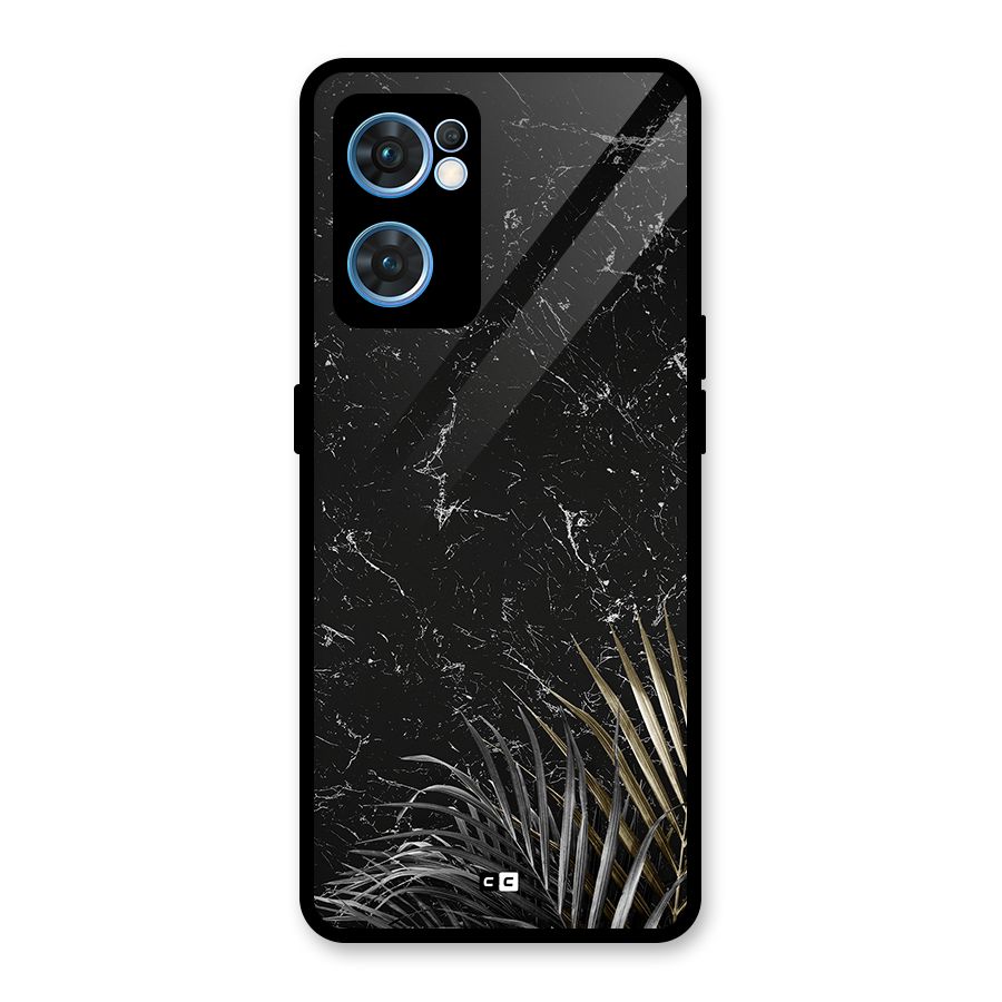 Awesome Royal Marble Glass Back Case for Oppo Reno7 5G