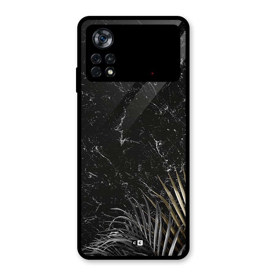 Awesome Royal Marble Glass Back Case for Poco X4 Pro 5G