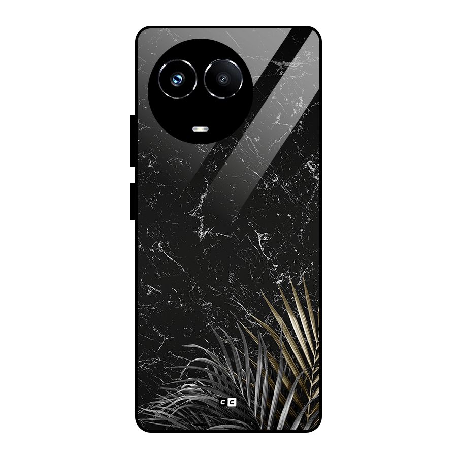 Awesome Royal Marble Glass Back Case for Realme 11X