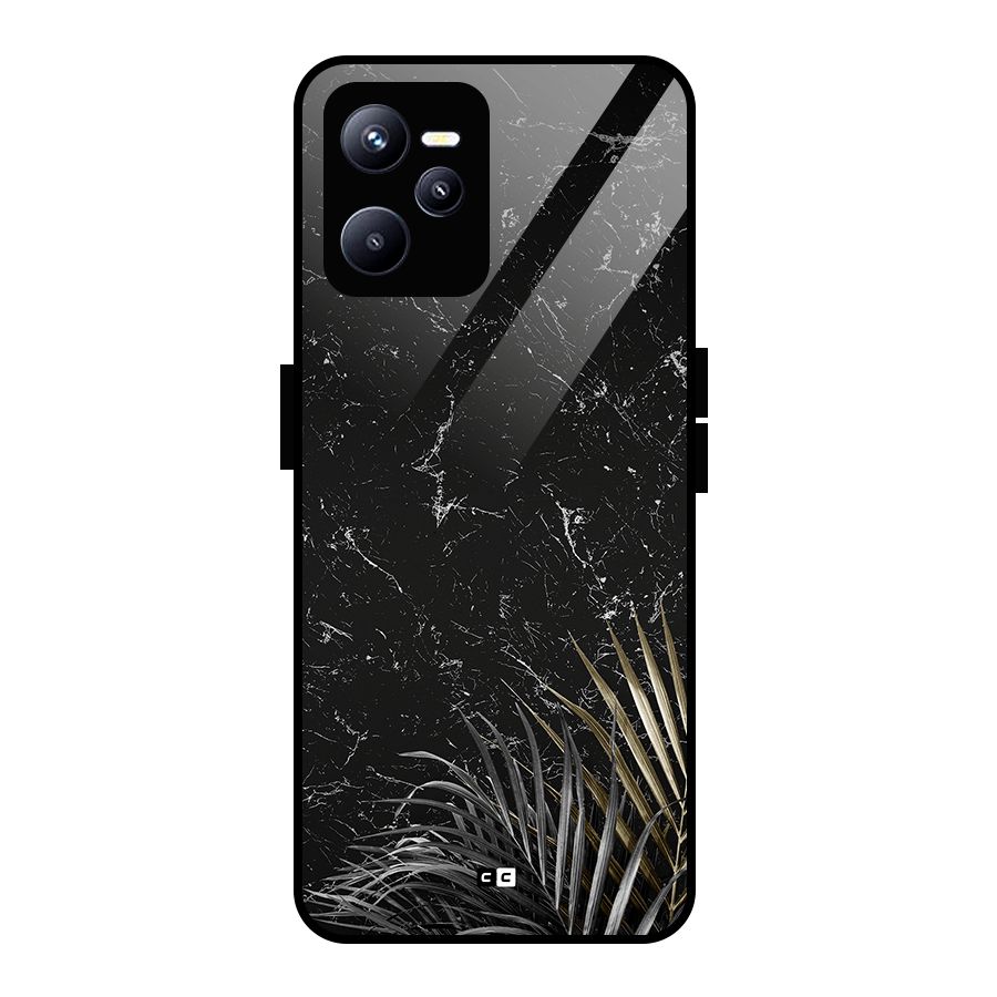 Awesome Royal Marble Glass Back Case for Realme C35