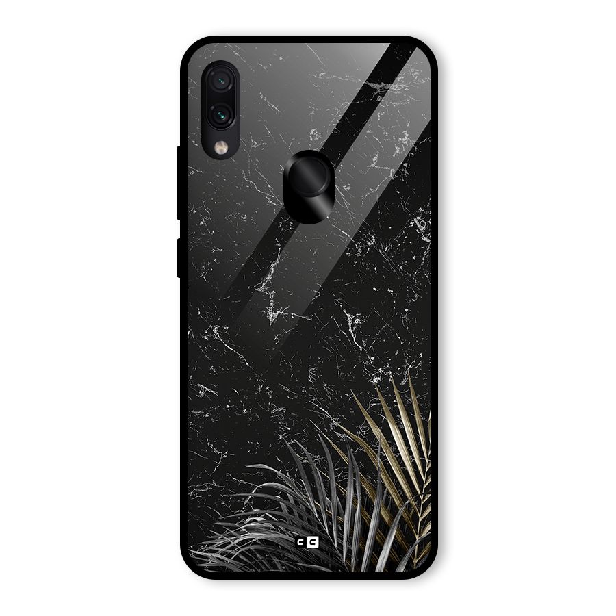Awesome Royal Marble Glass Back Case for Redmi Note 7 Pro