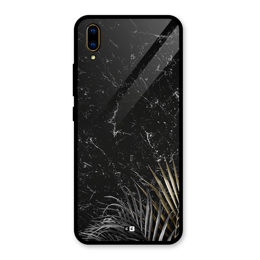 Awesome Royal Marble Glass Back Case for Vivo V11 Pro