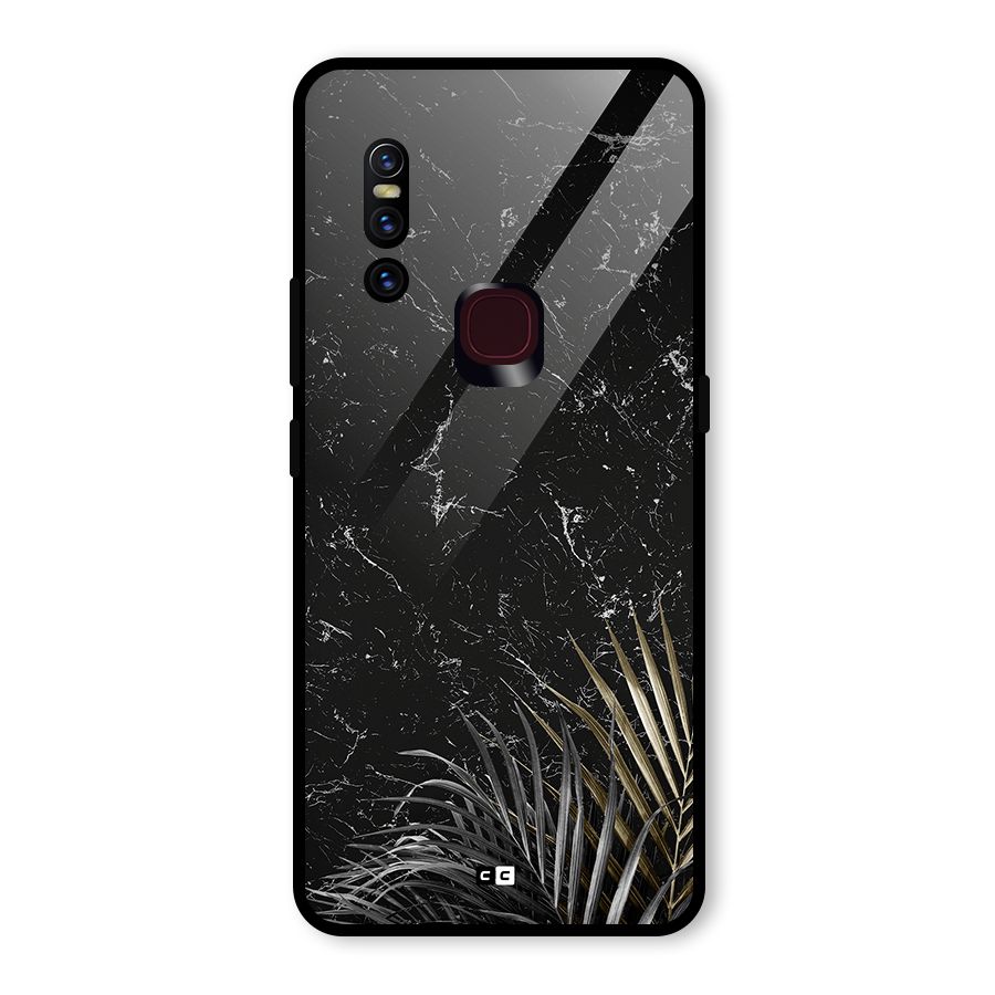 Awesome Royal Marble Glass Back Case for Vivo V15