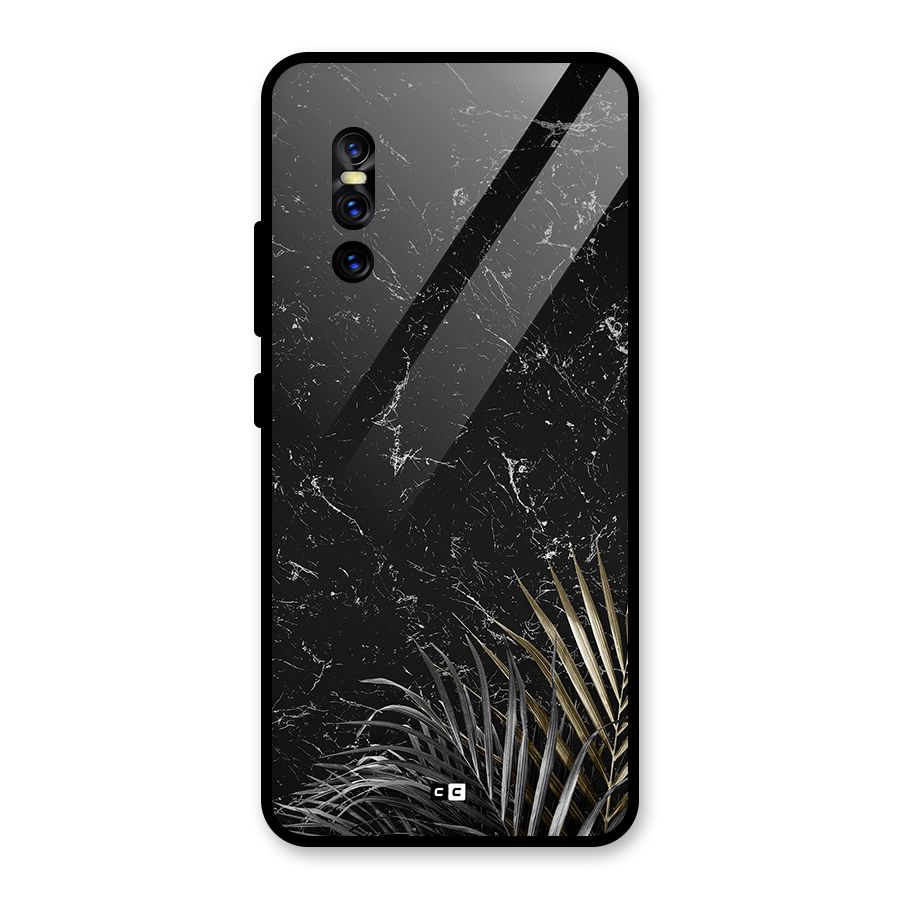 Awesome Royal Marble Glass Back Case for Vivo V15 Pro